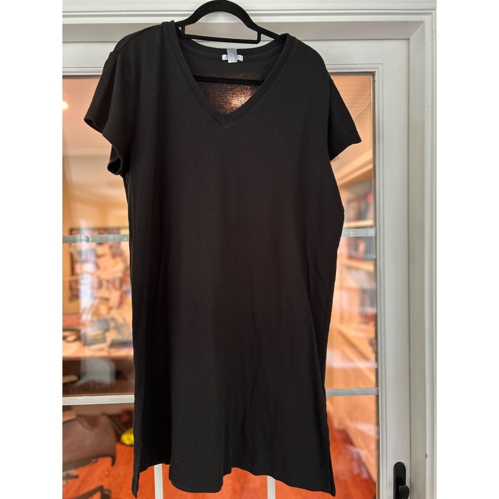Jockey Cotton Blend Short Sleeve V neck Sleep Shirt Dress Size 2X